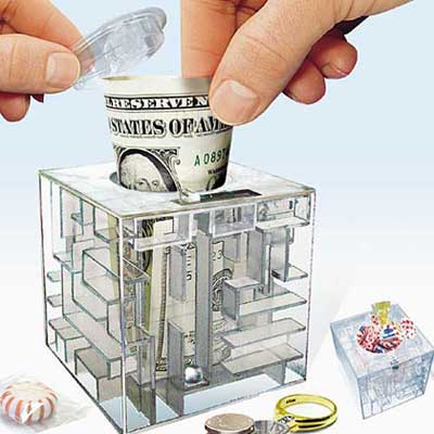 funny money. This funny money bank can be
