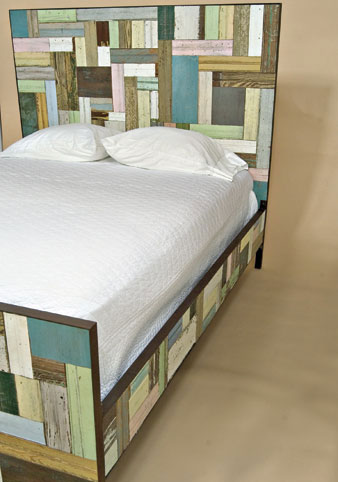 Reclaimed Wood Platform Bed