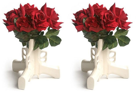 Gun Flower Vase Gun Flower Vase