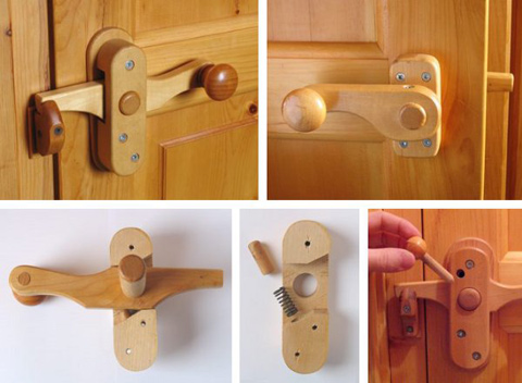 Wood Door Latches