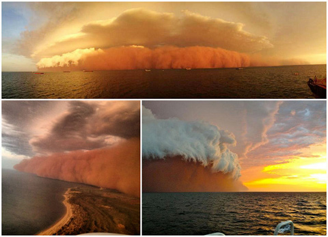 괴물 - 먼지 폭풍 - 온 - 더 - 서쪽 해안 -의 - 호주-2