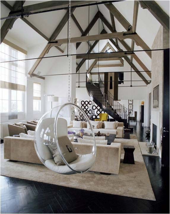 25 Examples of Indoor Swings Turn Your Home Into a Playground For All
