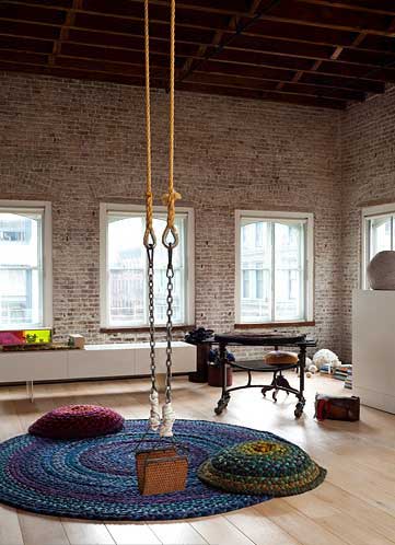 25 Examples of Indoor Swings Turn Your Home Into a ...