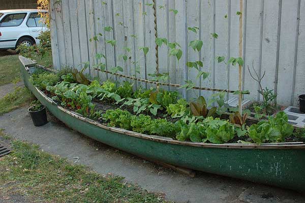 Repurpose old Boat into decorative doorway.
