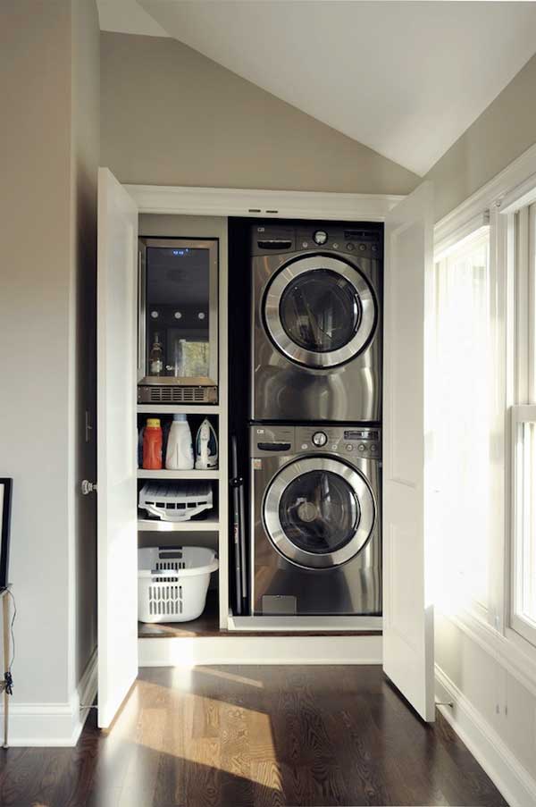 25 Ideas To Hide A Laundry Room - Amazing DIY, Interior & Home Design