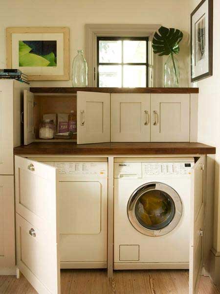 25 Ideas To Hide A Laundry Room - Amazing DIY, Interior & Home Design