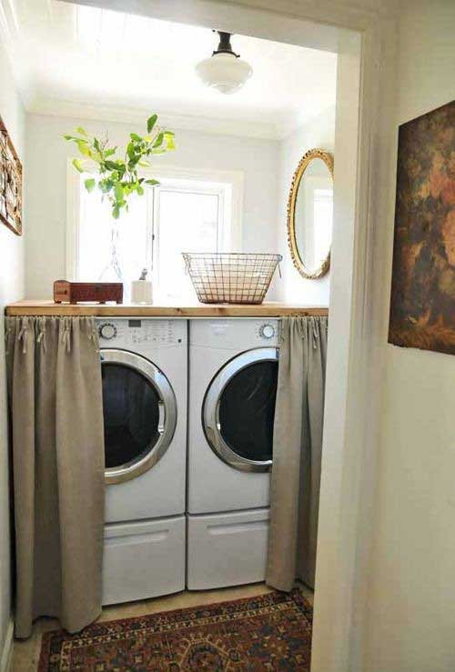 laundry hide rooms hiding kitchen utility washer dryer closet hidden area washing doors machine diy