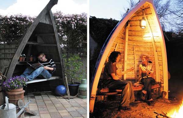 15 Clever Ideas For Reuse Boats - Amazing DIY, Interior 