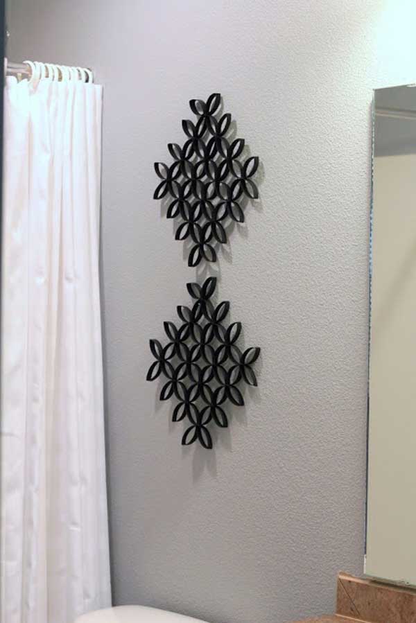 30 Homemade Toilet Paper Roll Art Ideas For Your Wall Decor - Amazing