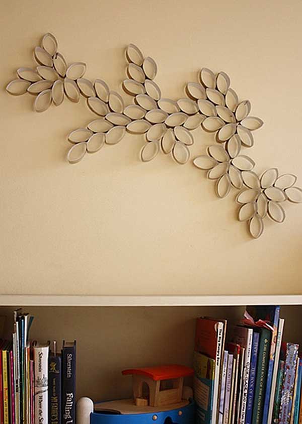 30 Homemade Toilet Paper Roll Art Ideas For Your Wall Decor - Amazing