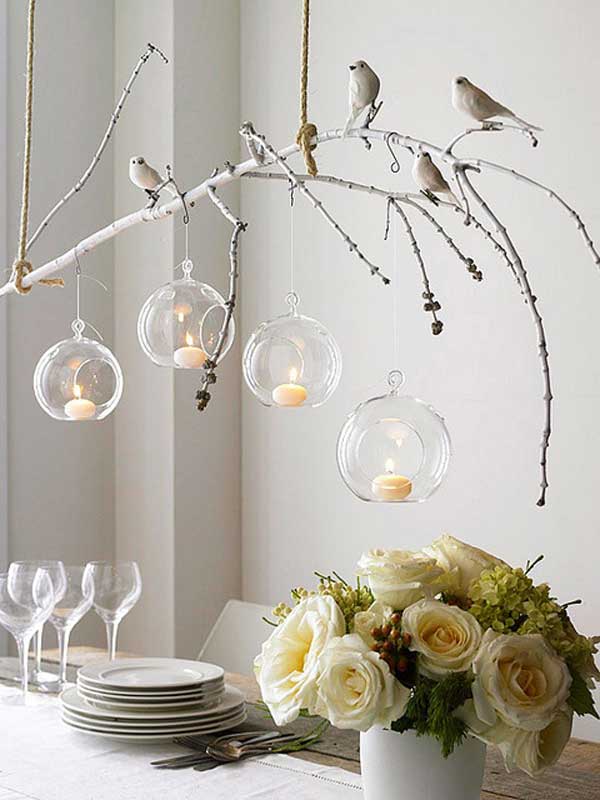 30 Creative DIY Ideas For Rustic Tree Branch Chandeliers - Amazing DIY