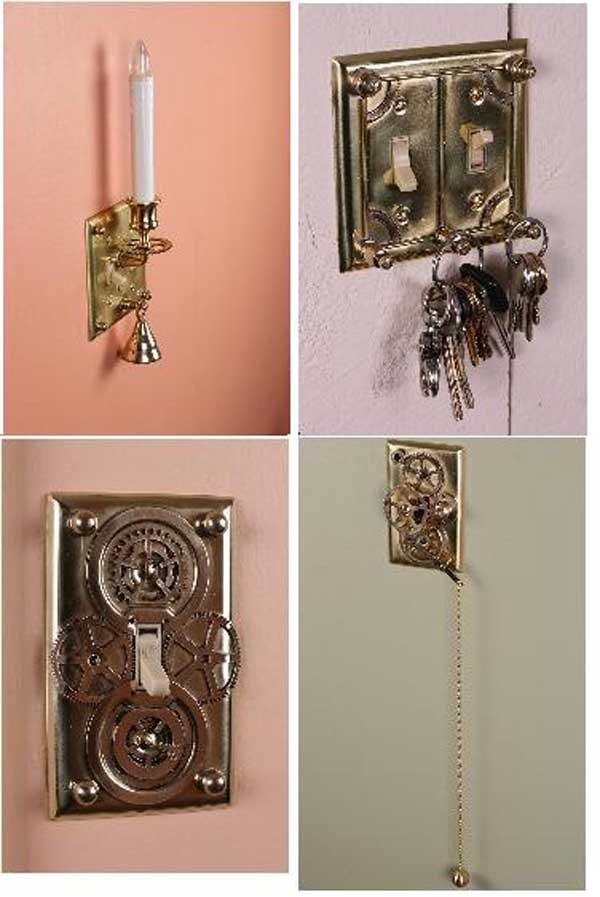 21 Creative DIY Ideas To Decorate Light Switch Plates - Amazing DIY