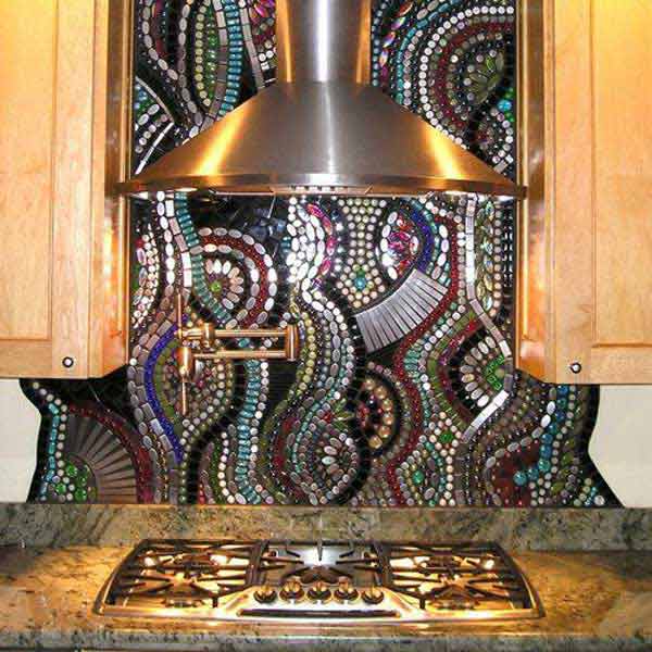 Easy To Install Glass Tile Backsplash