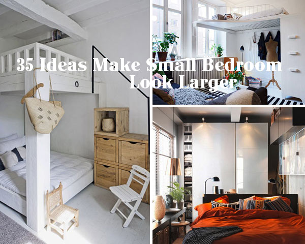 35 Inspiring Ideas To Make Your Small Bedroom Look Larger