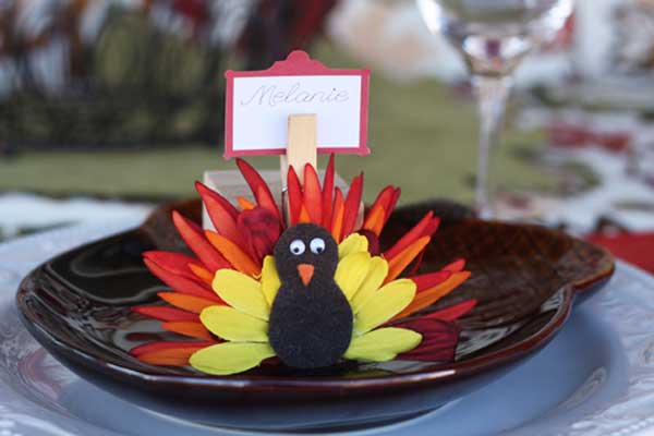 place diy turkey thanksgiving cards crafts simple craft flower super creative holder clothespin darice fall holders table turkeys holiday making