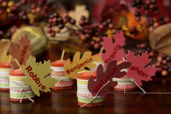 24 Simple DIY Ideas for Thanksgiving Place Cards - Amazing DIY