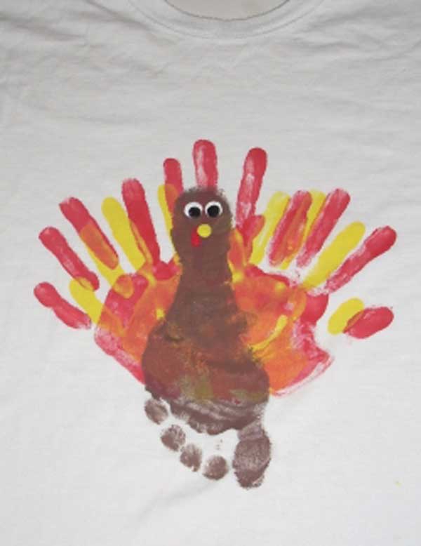 thanksgiving crafts easy diy turkey craft toddlers preschool arts preschoolers kid paper toddler hand november footprint handprint foot hands feet