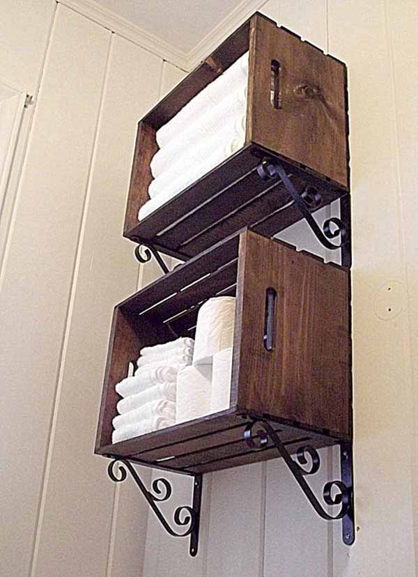 30 Brilliant DIY Bathroom Storage Ideas - Amazing DIY ...