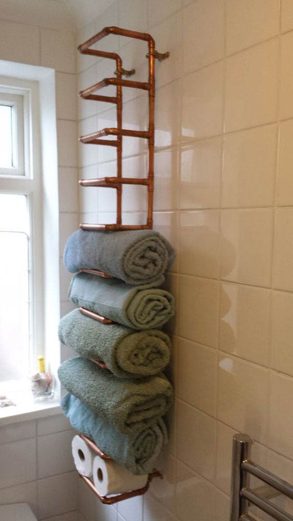 30 Brilliant DIY Bathroom Storage Ideas