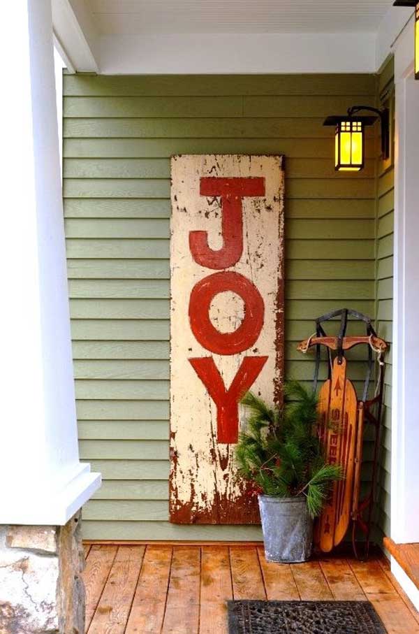 40 Cool DIY Decorating Ideas For Christmas Front Porch - Amazing DIY