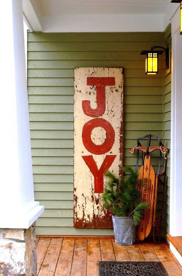 40 Cool DIY Decorating Ideas For Christmas Front Porch 