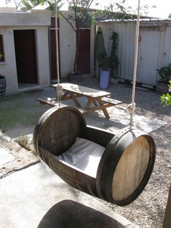 How can you use wine barrels as planters in five steps?