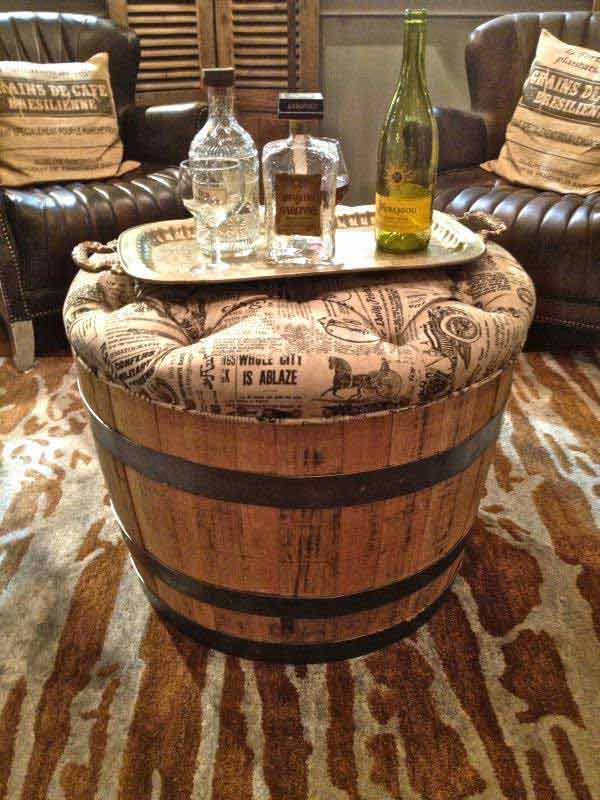 25 Brilliant DIY Ways of Reusing Old Wine Barrels