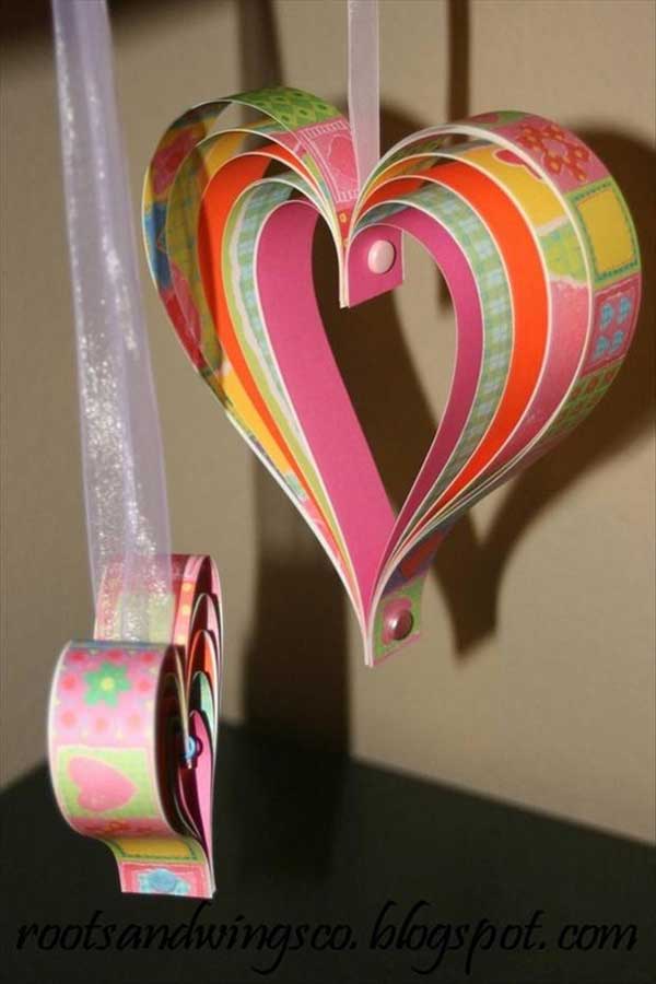 valentines day crafts 21 Best 35 Easy Heart Shaped DIY Crafts For Valentines Day others 