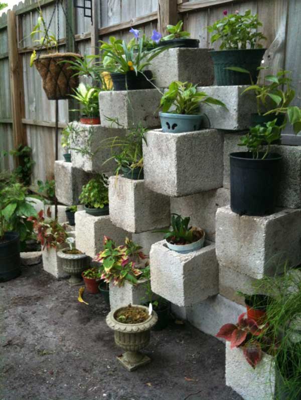 garden diy pots containers budget low stunning backyard planter planters plant cheap container plants potted cement simple outside planting making