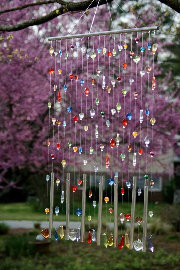wind diy chimes chime marvelous brilliant glass garden windchime craft windchimes own metal junk easy source tutorial bead using projects