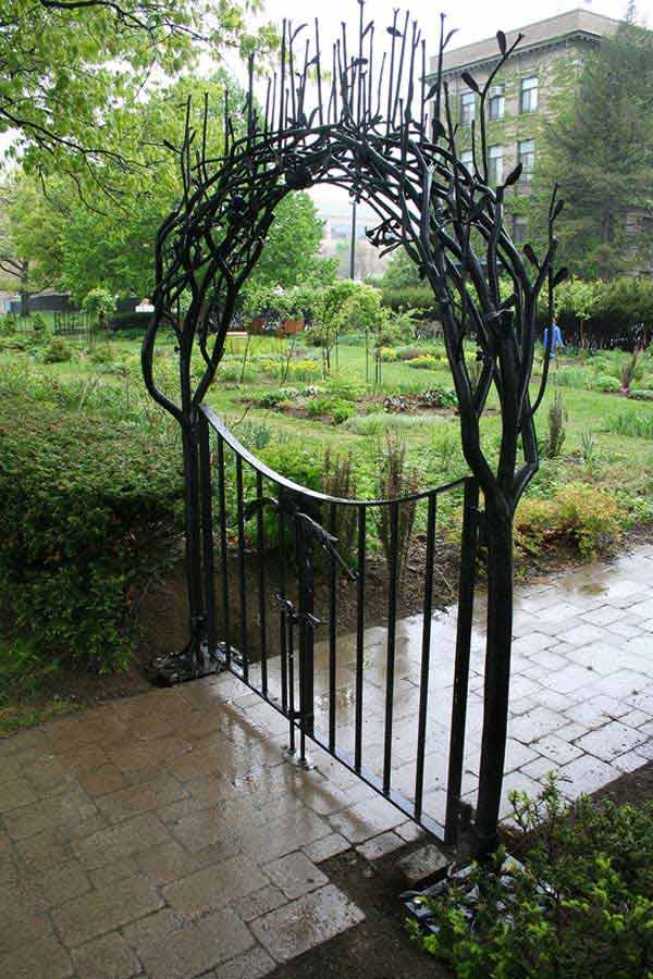 22 Beautiful Garden Gate Ideas To Reflect Style - Amazing DIY, Interior