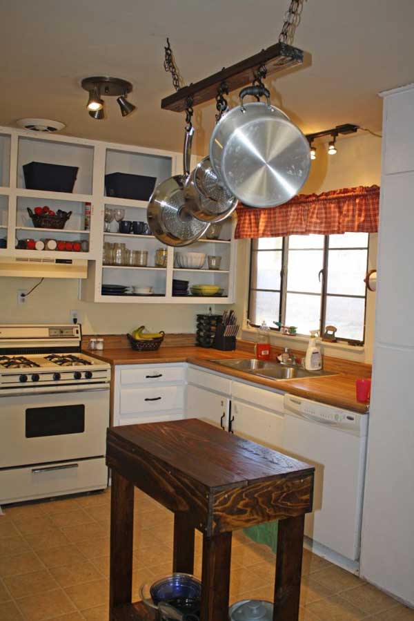32 Simple Rustic Homemade Kitchen Islands - Amazing DIY, Interior