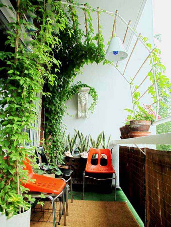 30 Inspiring Small Balcony Garden Ideas - Amazing DIY 