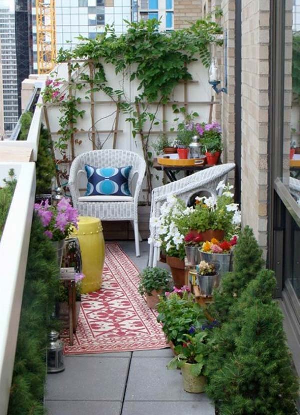 30 Inspiring Small Balcony Garden Ideas Amazing Diy Interior