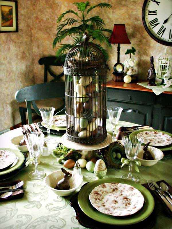 30 Creative Easy DIY Tablescapes Ideas for Easter ...