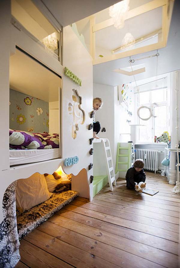 amazing rooms bedroom inspired cool children kid modern source para habitaciones beds boys bunk hideout til danish quarto play built