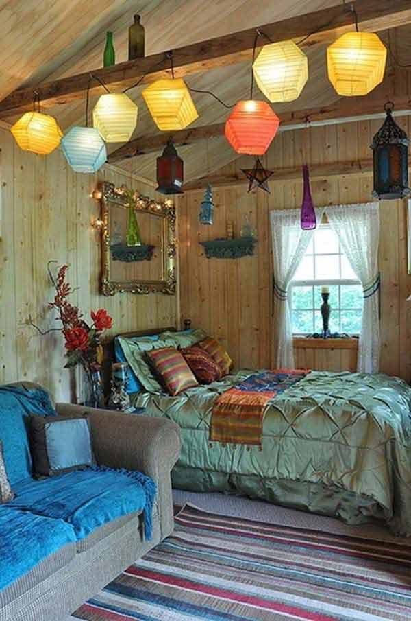 Simple Hippy Bedroom Ideas for Living room