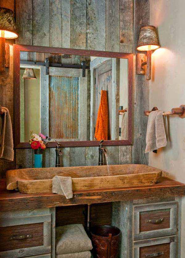 30 inspiring rustic bathroom ideas for cozy home - amazing diy