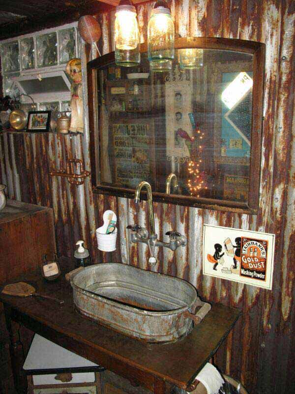 30 Inspiring Rustic Bathroom Ideas for Cozy Home - Amazing DIY