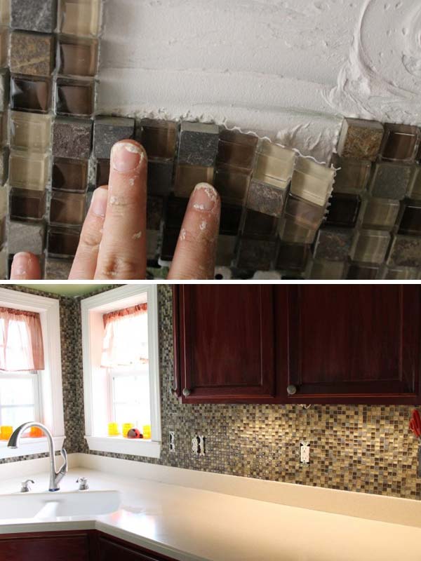Kitchen Backsplash Covering Kitchen Backsplash Covering