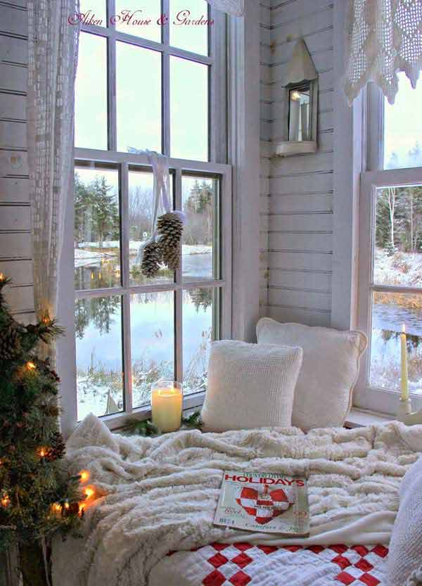 19 Cozy and Warm Winter Reading Nooks You Should Have - Amazing DIY