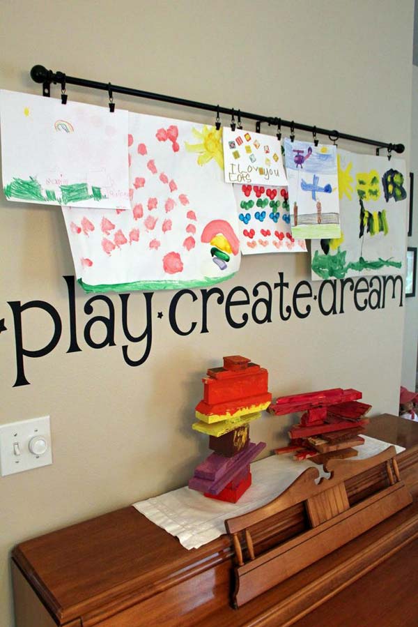 Top 28 Most Adorable DIY Wall Art Projects For Kids Room ...