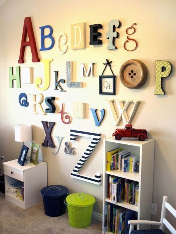 top 28 most adorable diy wall art projects for kids room