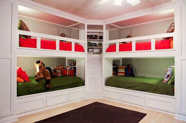 21 Most Amazing Design Ideas For Four Kids Room
