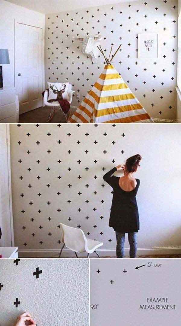 diy decorating easy projects decor simple project wall paredes bedroom pared decorations idea interior tape hipster