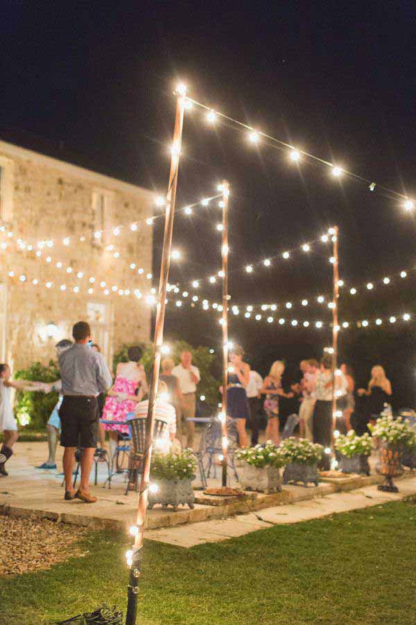 26 Breathtaking Yard and Patio String lighting Ideas Will ...