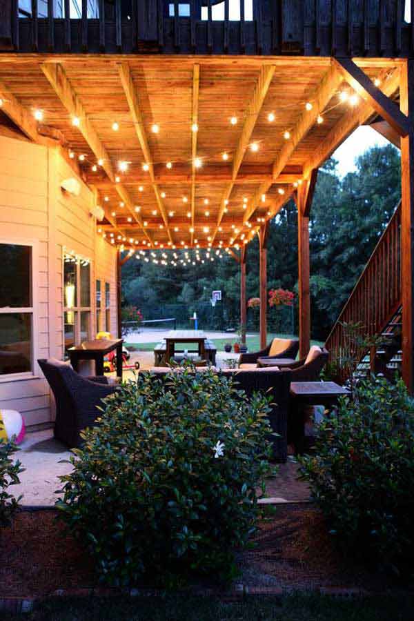 26 Breathtaking Yard and Patio String lighting Ideas Will Fascinate You