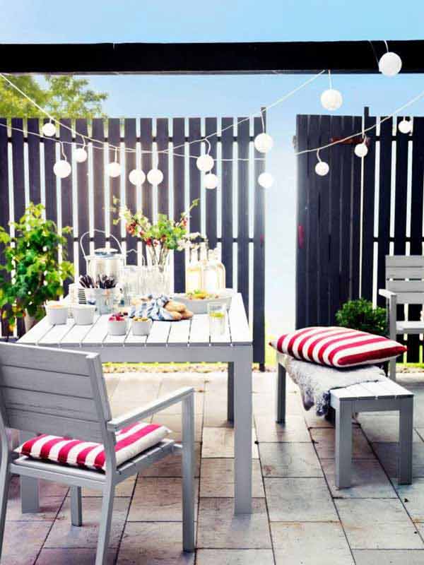 26 breathtaking yard and patio string lighting ideas will ... Interior Patio Decor decoración Home