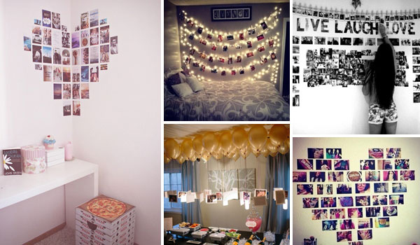 top 24 simple ways to decorate your room with photos