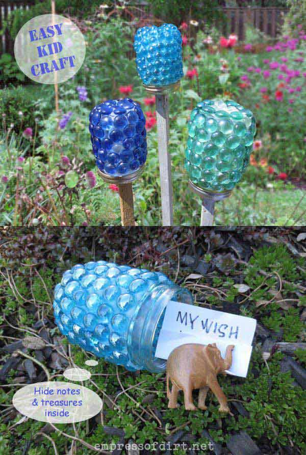 34 Easy and Cheap DIY Art Projects To Dress Up Your Garden - Amazing